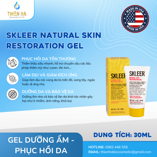 Skleer Natural Skin Restoration Gel 30ml