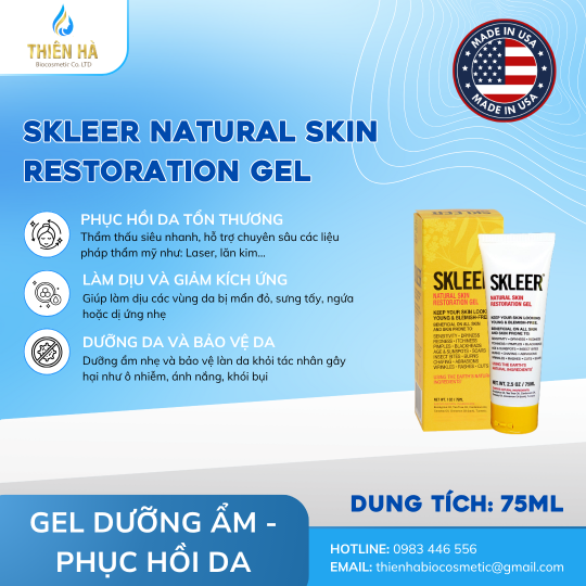 Skleer Natural Skin Restoration Gel 75ml