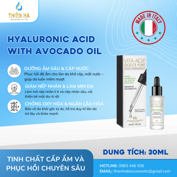 Serum Hyaluronic Acid With Avocado Oil 30Ml