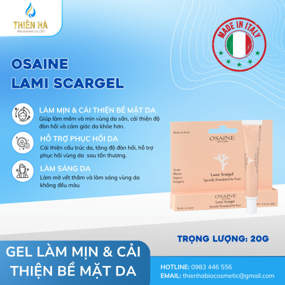 Gel Trị Sẹo OSAINE – LAMI SCARGEL 20g