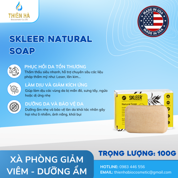 Xà Phòng Skleer Natural Soap 100g